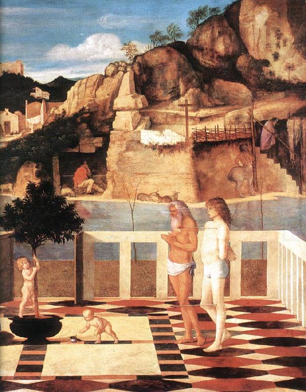 BELLINI, Giovanni Sacred Allegory (detail) dfgjik china oil painting image